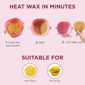 Portable Silicone Wax Warmer | Foldable Wax Heater – Electric