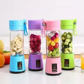 Portable Mini Fruit Juicer Cup Usb Rechargeable Mixer 6 Blades Juicer