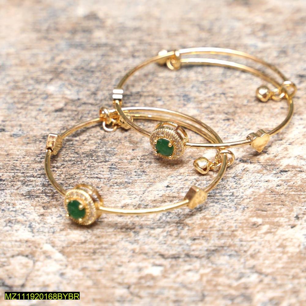 2 Piece Gold Plated Bracelet