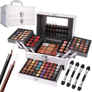 132-Color All-in-One Makeup Kit – Silver