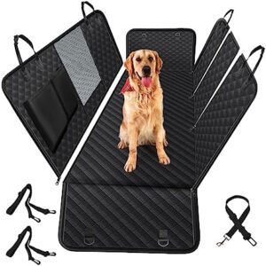 Waterproof Dog Car Seat Cover with Mesh Window