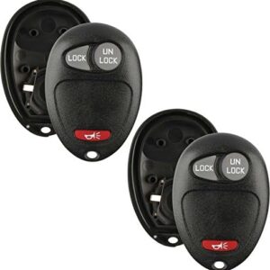L2C0007T Key Fob Shell Case and Button Pad 2-Pack