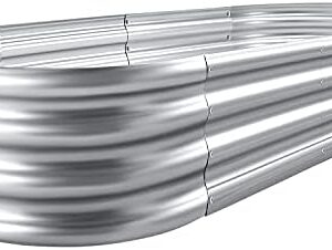 Land Guard Galvanized Raised Garden Bed Kit