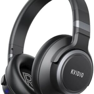 KVIDIO Active Noise Cancelling Headphones with 65-Hour Playtime