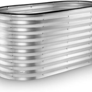 Galvanized Raised Garden Bed 4×2×2 ft – Tool-Free Metal Planter