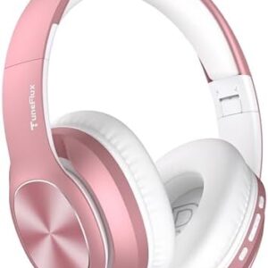TuneFlux Wireless Bluetooth Headphones with 80-Hour Playtime
