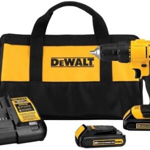 DEWALT 20V MAX Cordless Drill Driver Kit with Battery