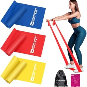 Latex-Free Resistance Bands for Physical Therapy and Exercise