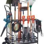 Garden Tool Organizer Cart with Wheels for 38 Tools