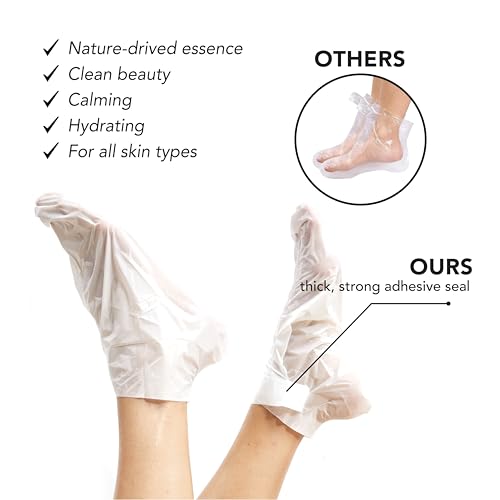 Moisturizing Foot Mask 24-Pair Set with Shea Butter 3 Moisturizing Foot Mask 24-Pair Set with Shea Butter - Image 3
