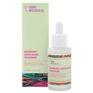 Good Molecules Overnight Exfoliating Treatment with AHA and BHA