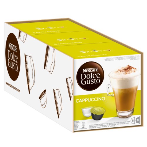 NESCAFÉ Dolce Gusto Cappuccino Coffee Pods, 3 Boxes of 16 1 NESCAFÉ Dolce Gusto Cappuccino Coffee Pods, 3 Boxes of 16