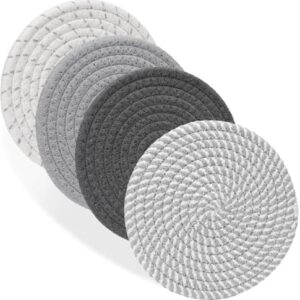Billbotk Cotton Rope Trivets for Hot Dishes