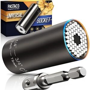 PASTACO Universal Socket Tool Set with Drill Adapter