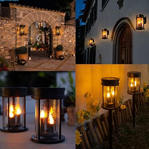 Solar Stake Lights with Flickering Candle Lanterns – 2 Pack 3 Solar Stake Lights with Flickering Candle Lanterns – 2 Pack - Image 3