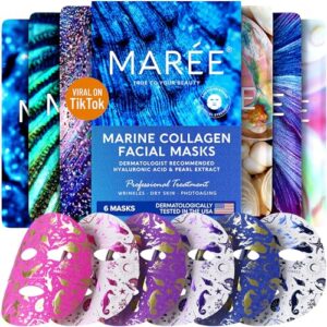 Marine Collagen Facial Sheet Masks 6-Pack