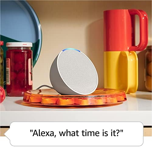 Amazon Echo Pop Smart Speaker with Alexa | Glacier White 5 Amazon Echo Pop Smart Speaker with Alexa | Glacier White - Image 5