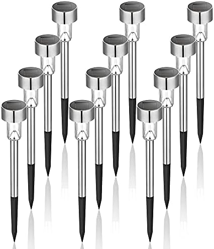 GIGALUMI Solar Garden Lights – 12 Pack Waterproof LED Pathway Lights 1 GIGALUMI Solar Garden Lights – 12 Pack Waterproof LED Pathway Lights