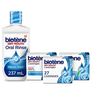 Biotene Dry Mouth Oral Rinse and Mint Lozenges