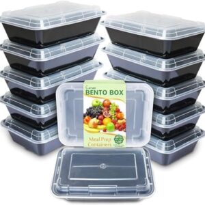 Enther 12-Pack 28 oz Meal Prep Containers