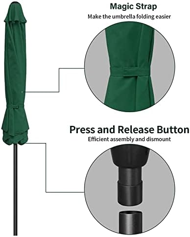 9-Foot Patio Umbrella with Heavy-Duty Base and Tilt 3 9-Foot Patio Umbrella with Heavy-Duty Base and Tilt - Image 3