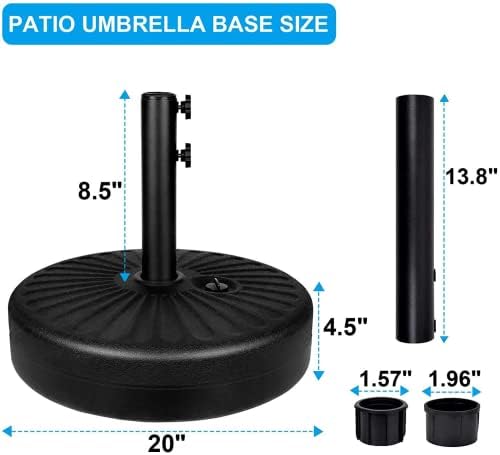 9-Foot Patio Umbrella with Heavy-Duty Base and Tilt 5 9-Foot Patio Umbrella with Heavy-Duty Base and Tilt - Image 5