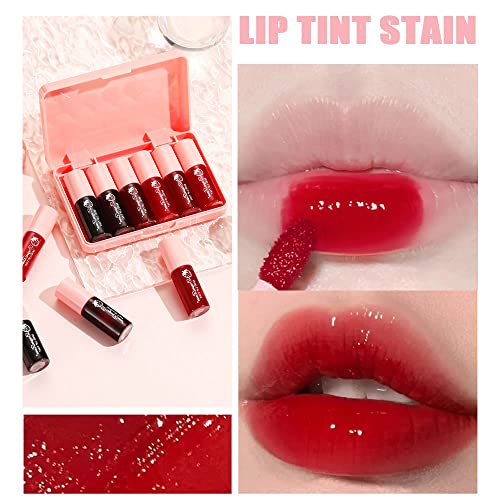 6-Color Korean Velvet Watery Lip Tint Set - Lip and Cheek Stain 2 6-Color Korean Velvet Watery Lip Tint Set - Lip and Cheek Stain - Image 2