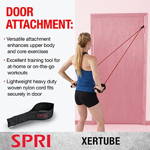 SPRI Resistance Bands with Handles for Home Gym Workouts 6 SPRI Resistance Bands with Handles for Home Gym Workouts - Image 6