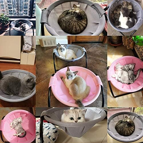 Freestanding Cat Hammock Bed for Indoor and Outdoor Use 6 Freestanding Cat Hammock Bed for Indoor and Outdoor Use - Image 6