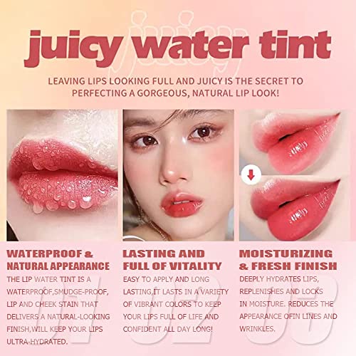 6-Color Korean Velvet Watery Lip Tint Set - Lip and Cheek Stain 5 6-Color Korean Velvet Watery Lip Tint Set - Lip and Cheek Stain - Image 5