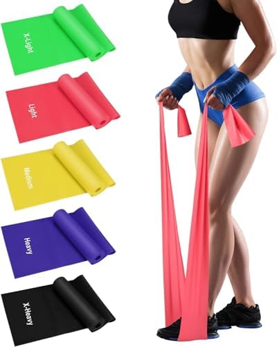 Resistance Bands Set with 5 Levels and Carrying Pouch 1 Resistance Bands Set with 5 Levels and Carrying Pouch