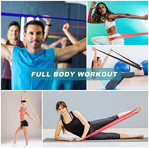Resistance Bands Set with 5 Levels and Carrying Pouch 4 Resistance Bands Set with 5 Levels and Carrying Pouch - Image 4