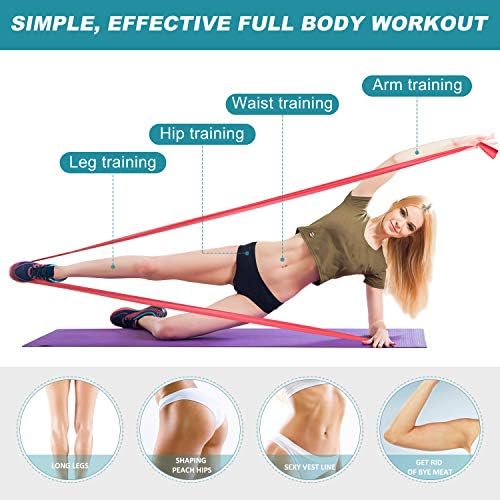 Resistance Bands Set with 5 Levels and Carrying Pouch 3 Resistance Bands Set with 5 Levels and Carrying Pouch - Image 3