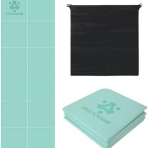 Foldable Non-Slip Travel Yoga Mat with Storage Bag