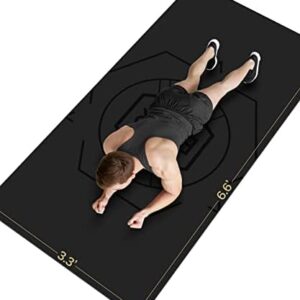 NUVETI Extra Wide Non-Slip Exercise Mat