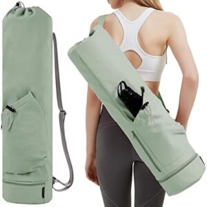 Sportsnew Yoga Mat Bag with Wet Pocket and Bottle Holder